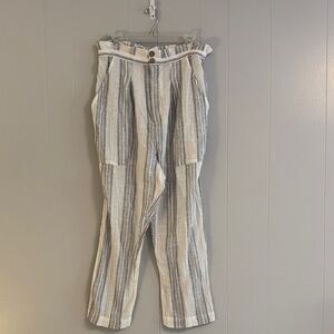 Women’s Free People Wide Leg High Waisted Beach Pants large NWT hippie boho